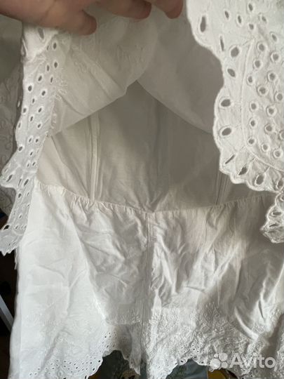 Комбинезон хлопковый с шитьем 46