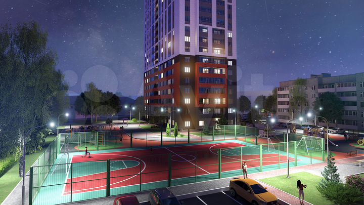 2-к. квартира, 55,6 м², 24/26 эт.