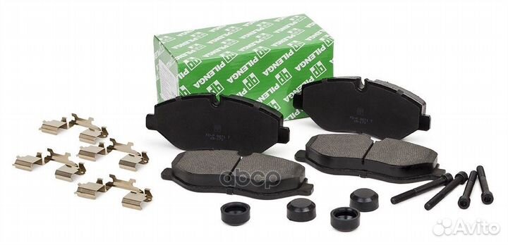 Колодки тормозные дисковые передние усиленные