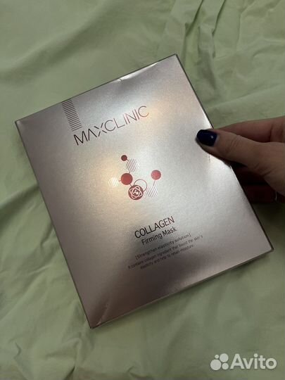 Тканевые коллагеновые маски Maxclinic, 4 штуки