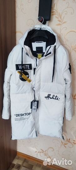 Пуховик парка Adikers. Off White 48