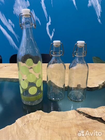 Бутылки стеклянные IKEA