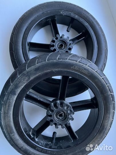 Колеса для коляски задние 2 шт d 12,5