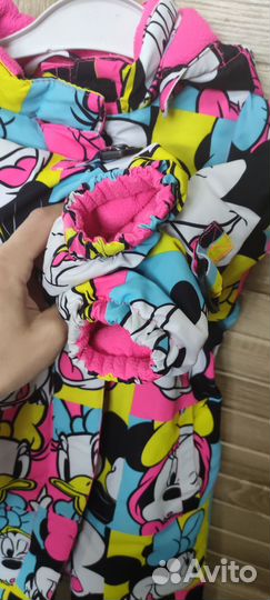 Зимний комбинезон для девочки 86