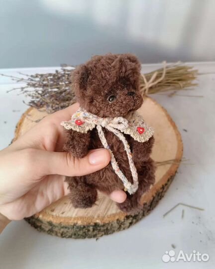 Миниатюрный мишка ручной работы