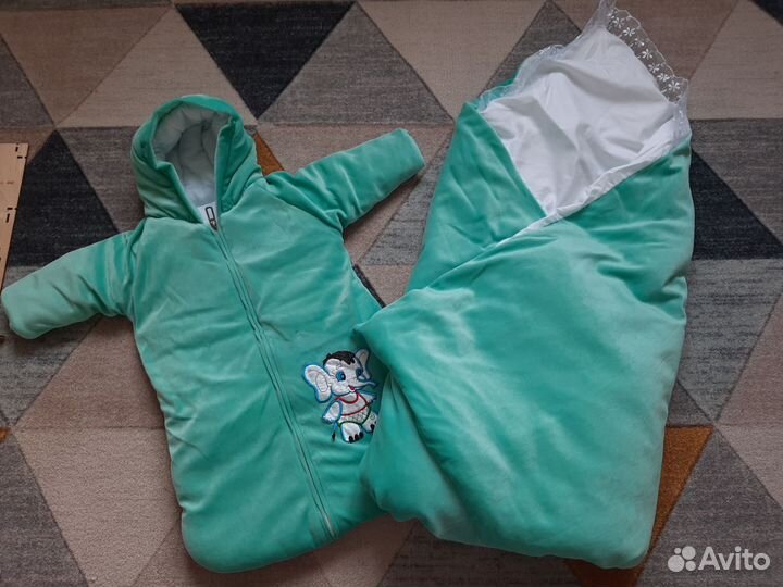 Комплект на выписку зимний