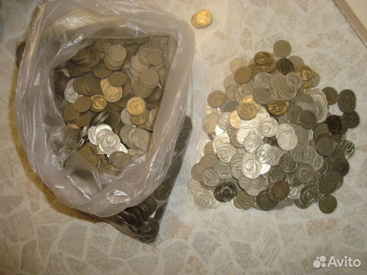 10-копеечные монеты 1961-1991г