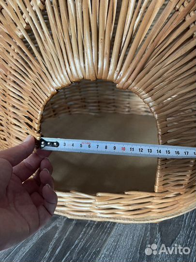 Домик для кошки/собаки из лозы