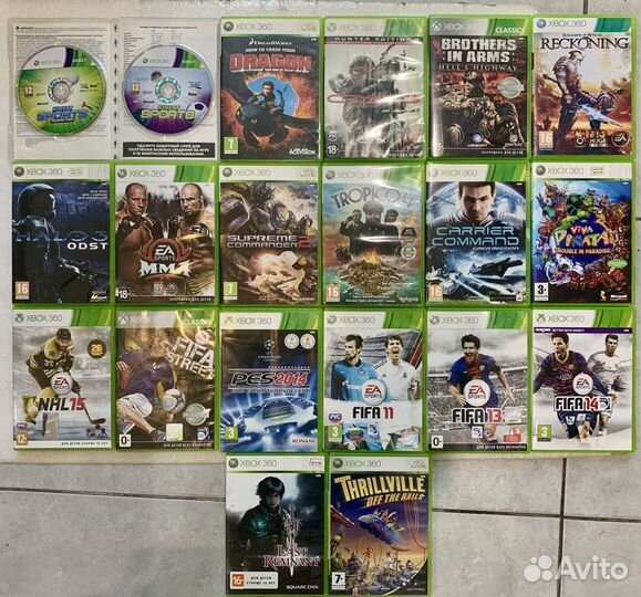 Оригинальные диски на xbox360,xbox ONE