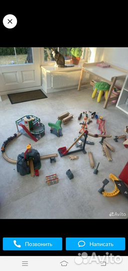 Деревянная железная дорога brio