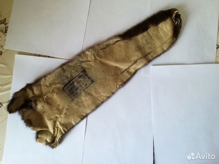 Шкурки норки, новые, заводской выделки, СССР