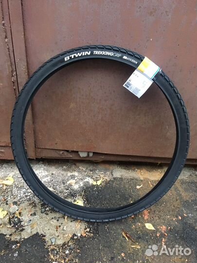 Шина для велосипеда 700x42 trekking 1 grip Btwin