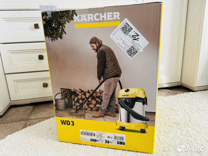 Строителный Пылесос karcher wd3