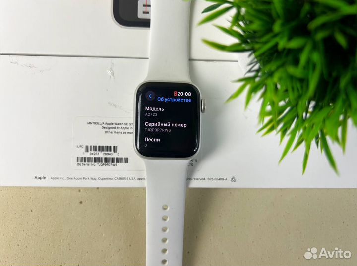 Часы apple watch se-2 40 mm 2023 акб 100