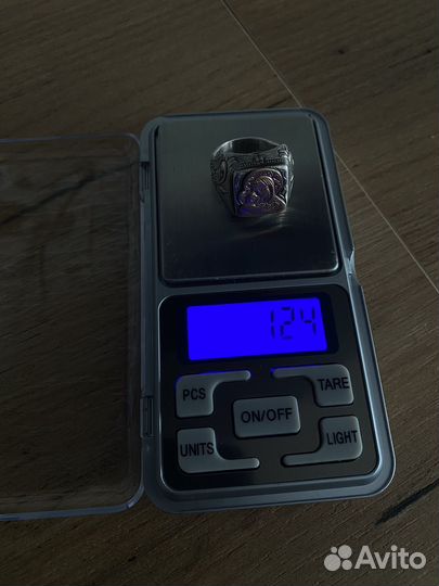 Мужской перстень серебро