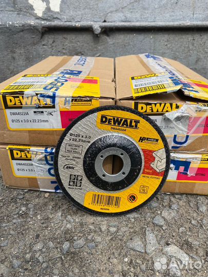 Диски отрезные по металлу 125 dewalt