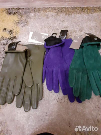 Перчатки женские новые (фиолетовые)