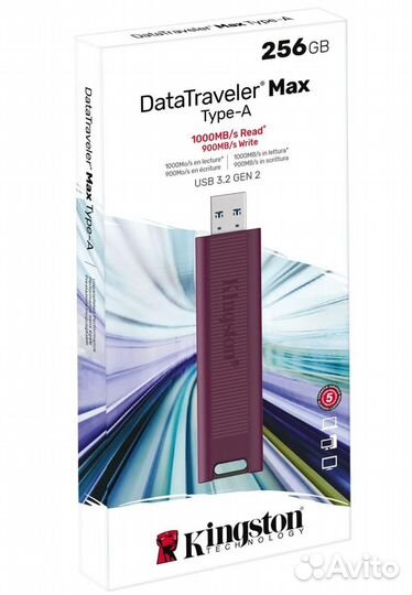 USB 3.2 флешка Kingston DataTraveler Max 256GB