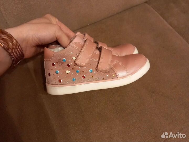 Нат. Кожа кеды сникерсы 26