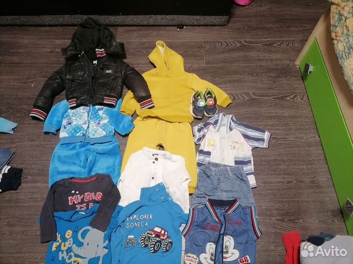 Поло вещи пакетом на мальчика 80-86