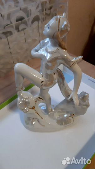 Статуэтка женщина кошка 70-ые