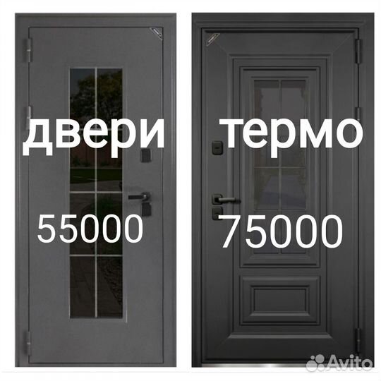 Дверь с терморазрывом