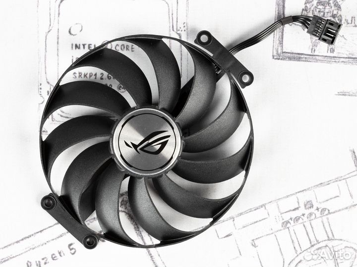 Вентилятор для видеокарты Asus ROG Strix Black №1