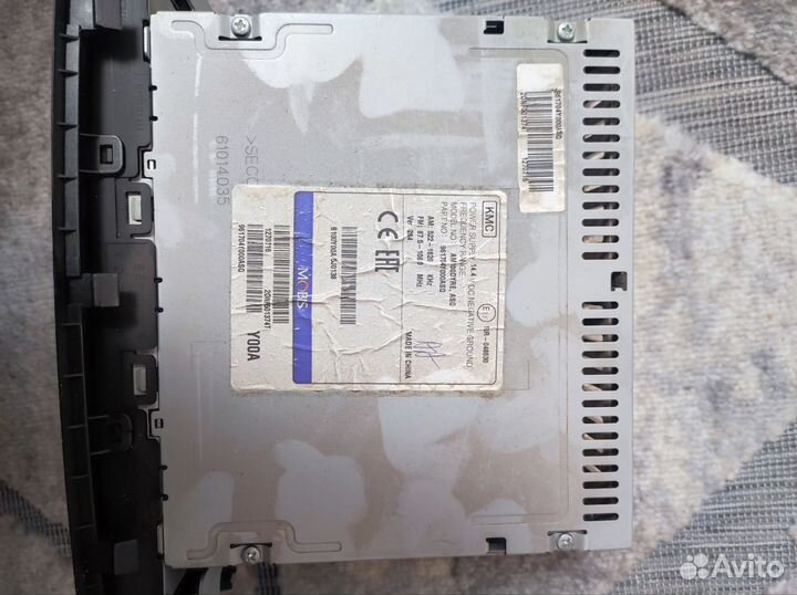 Автомагнитола KIA rio 3