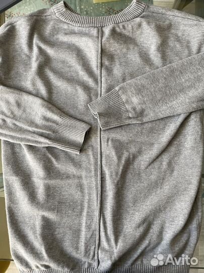 Свободный хлопковый свитшот