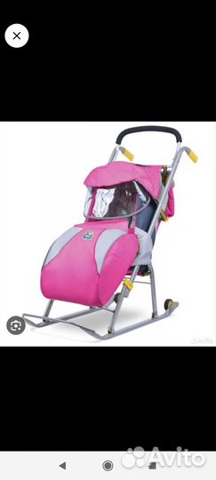 Детские санки коляска