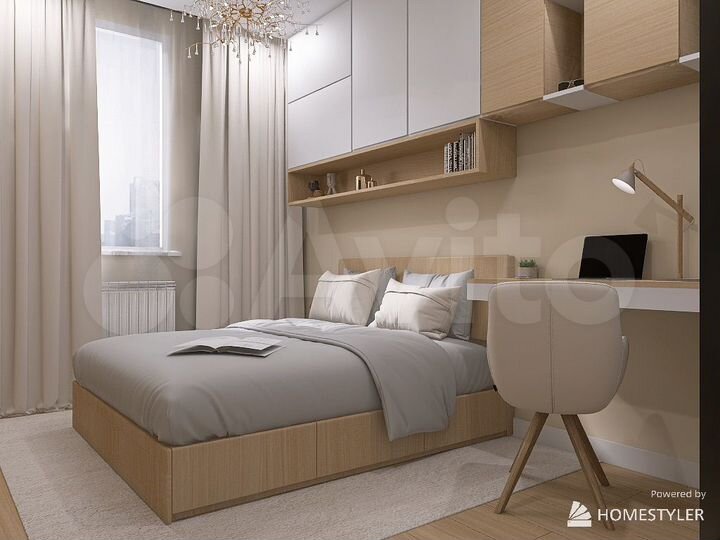 2-к. квартира, 45,1 м², 4/9 эт.