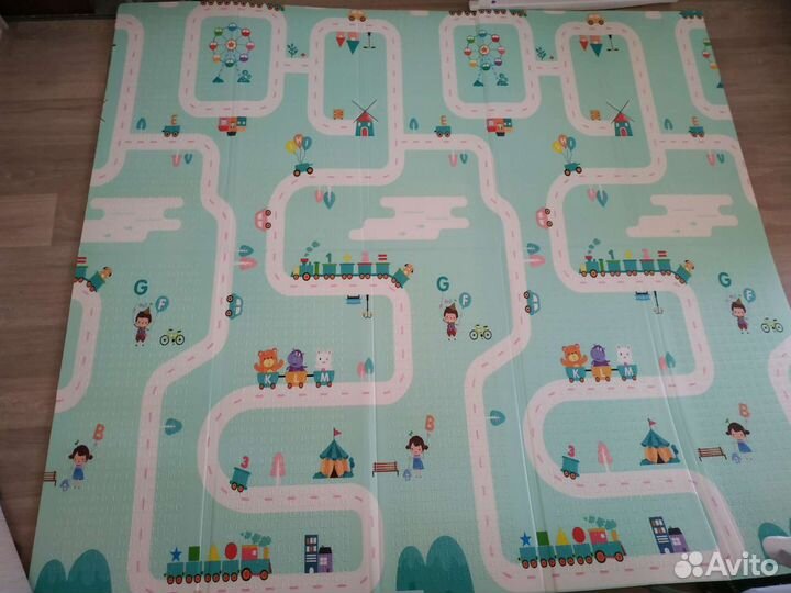 Коврик складной детский на пол тёплый
