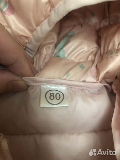 Продам куртку демисезонную на девочку 80