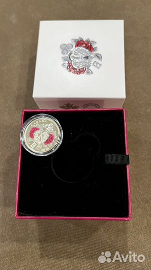 Монета 2018 3 Fine Silver Celebration of Love