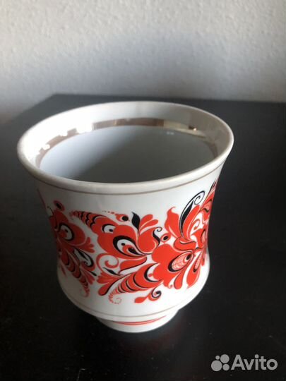 Винтаж Чайная пара.Фарфор.Полтавский фарф-вый з-д