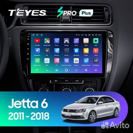 Магнитола Teyes SPro Plus 4/32 Volkswagen Jetta 6