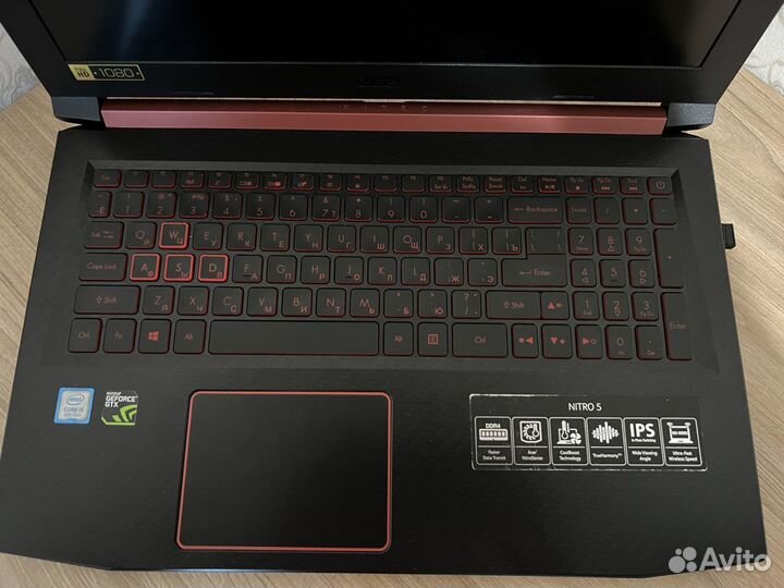 Игровой ноутбук Acer nitro 5 gtx 1050