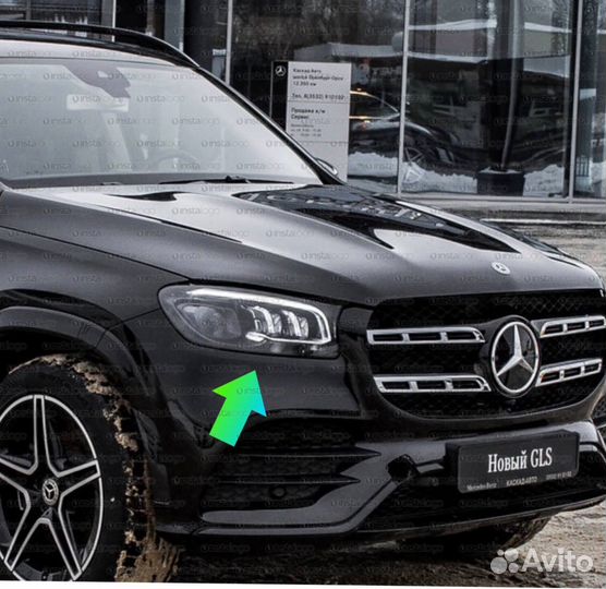 Плата дхо и поворотник Mercedes GLS W167