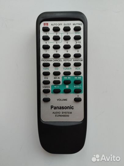 Пульт ду Panasonic EUR648200
