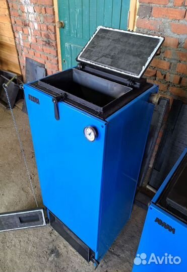 Пиролизный котел 8-16ч на дровах, до 3 сут на угле