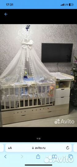 Детская кроватка-трансформер