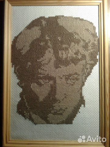Вышивка «Есенин»