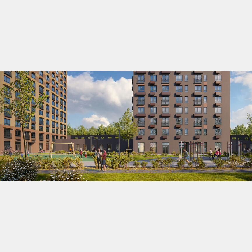 1-к. квартира, 41,6 м², 12/28 эт.