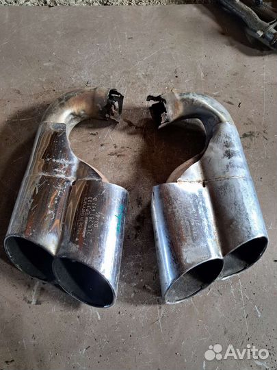 Насадки глушителя на Porsche Cayenne