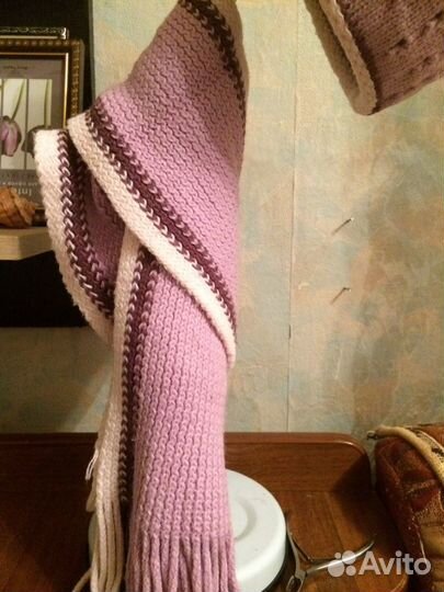 Шапка и шарф для девочки