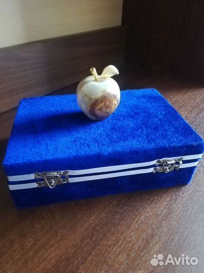 Набор Рюмок из камня Оникс + Яблоко