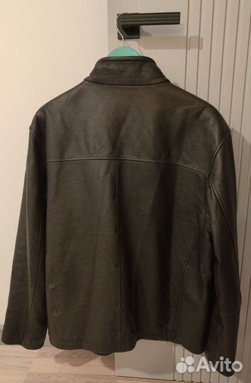 Кожаная куртка мужская SAM wang