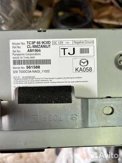 Блок мультимедиа рестайлинг Mazda cx9 tc