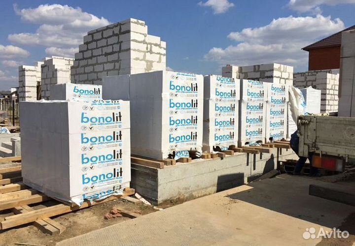 U-образный блок D500 500x200x250 Бонолит