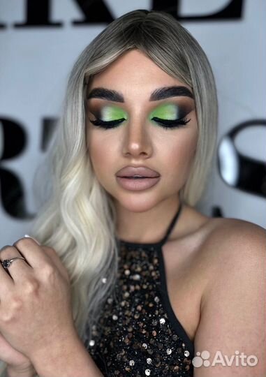 Макияж+локоны